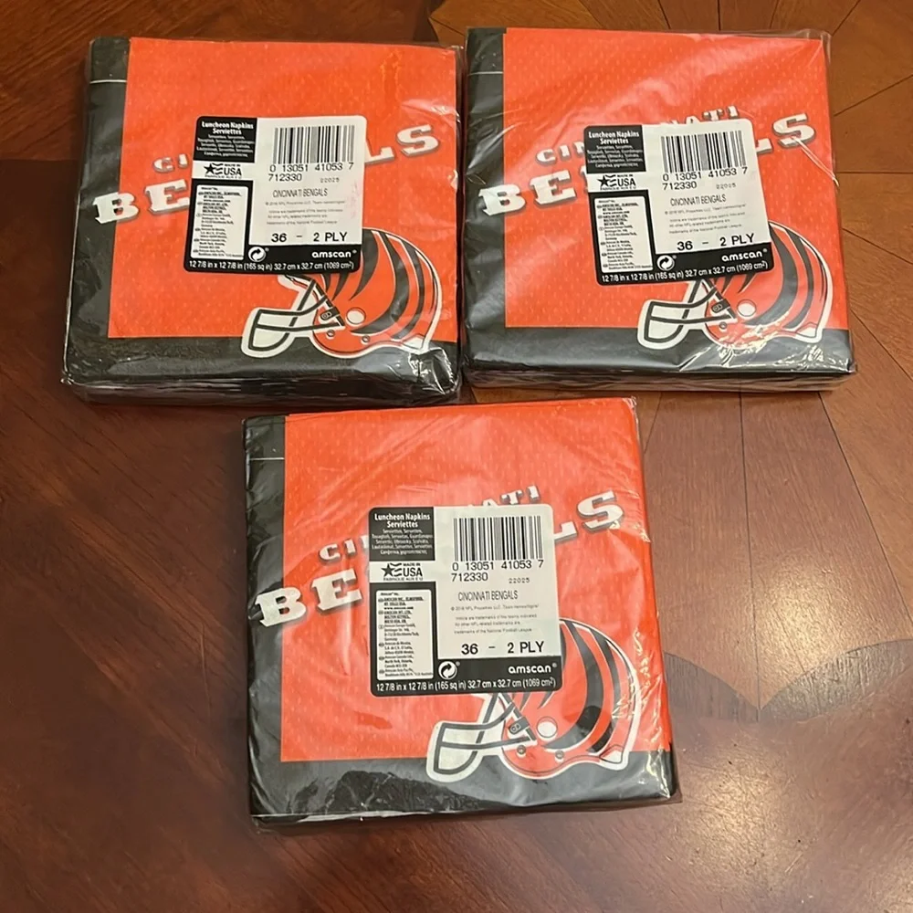 Cincinnati Bengals Napkins bundle